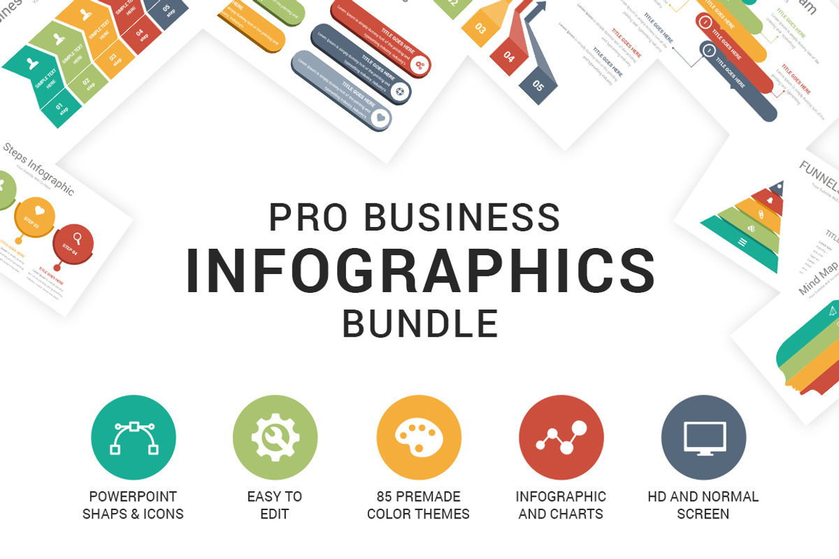 60% OFF-Complete Infographics Bundle, a Presentation Template by SlideArt (Photo 2 of 51)