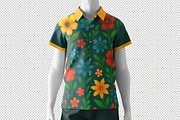 Button Up Shirt Mockup, a Shirt Mockup by zpackcreative (Thumbnail 2 of 4)