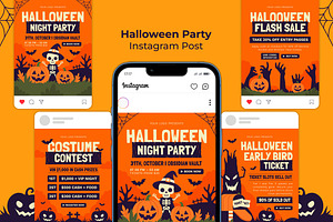 Halloween Party Instagram Post