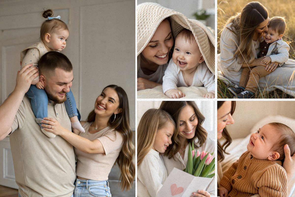 Motherhood & Family Stock Image, a Beauty & Fashion Photo by Helospace (Photo 6 of 10)