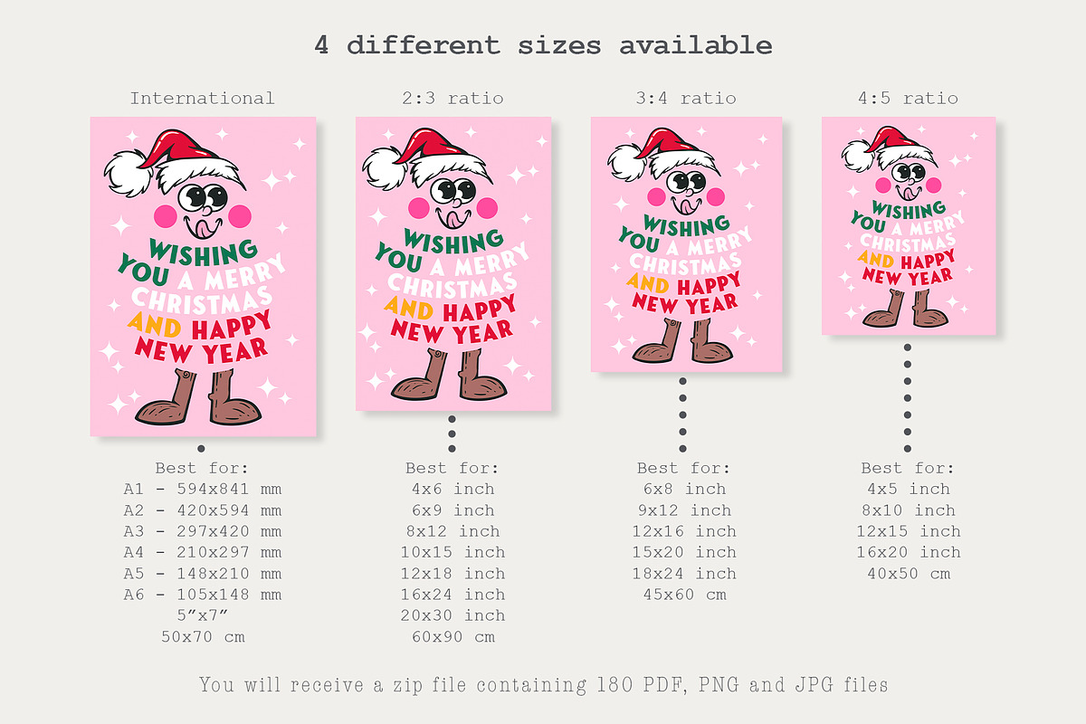 2025 Christmas Posters, a Poster Template by Alina Sh (Photo 2 of 10)