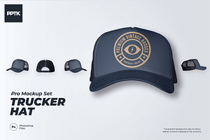 Trucker Hat Mockup, a Hat Mockup by PrePress Toolkit