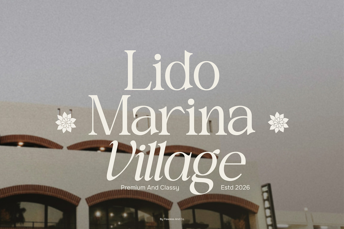 Romens Dawn - Retro Serif Font, a Serif Font by Flawless And Co (Photo 3 of 10)