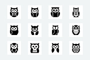 35 Owl Icon Pack, an Animal Illustration by Vectorium Studio (Thumbnail 1 of 6)