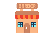 Barber Shop Flat Icon, a Duotone Icon by Pexelpy (Thumbnail 2 of 2)