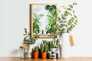 Botanical garden with green plants, a Person Illustration by Good Studio (Thumbnail 10 of 13)