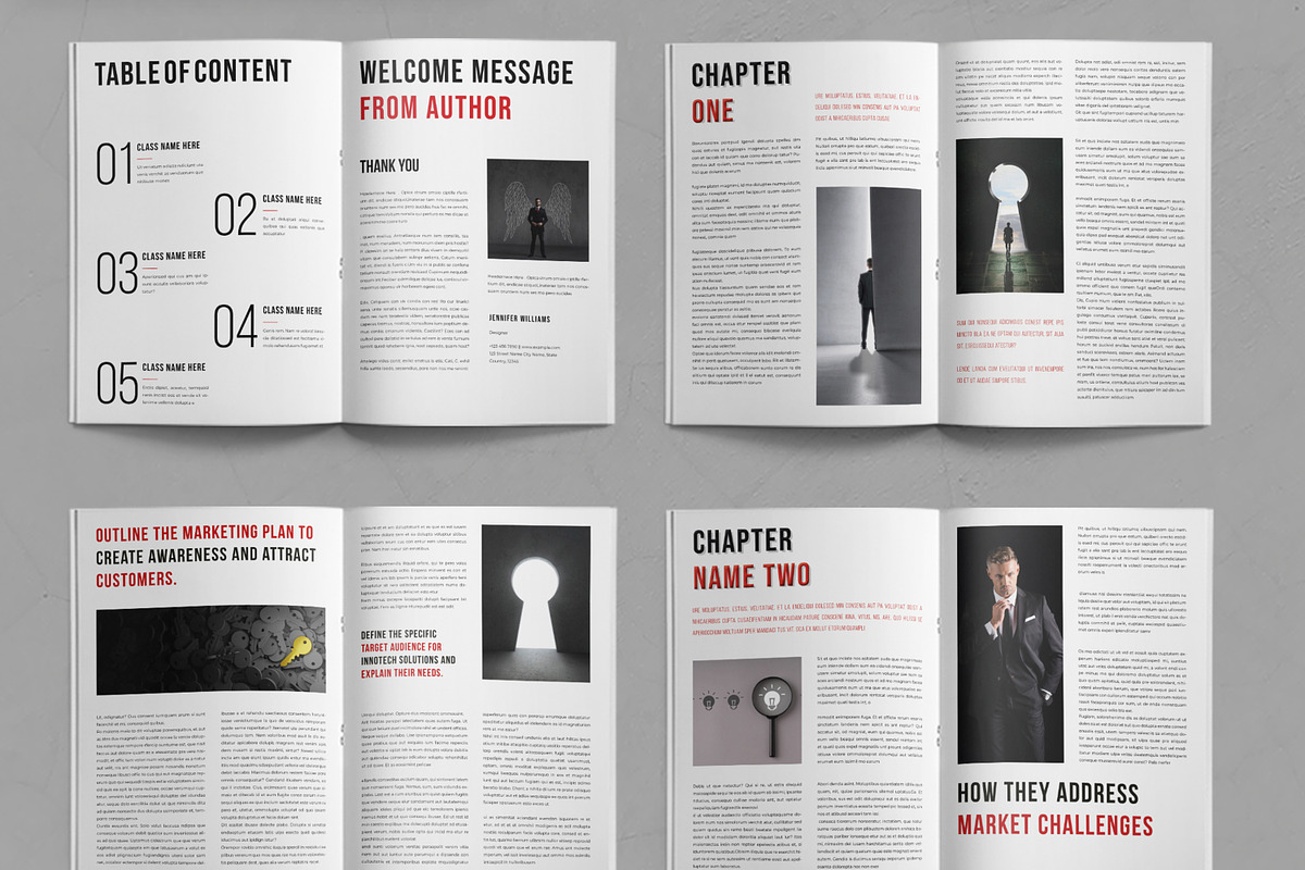 Business Magazine Template, a Magazine Template by ContestDesign (Photo 2 of 3)