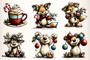 Whimsical Winter Clipart, an Illustration by Dream Creation (Thumbnail 4 of 7)