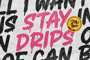 Stay Drips, a Symbol Font by Ditatype (Thumbnail 1 of 10)