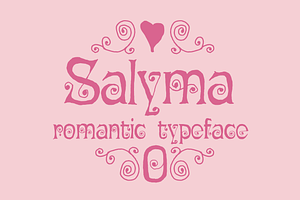 Salyma Romantic Typeface