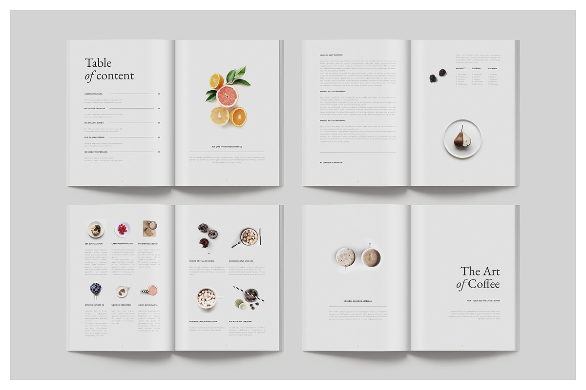 FOODIES Recipes Book Cookbook, a Magazine Template by Arif Tri Ananta (Photo 2 of 14)