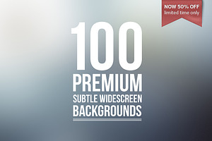 100 Premium Subtle Backgrounds -50%!