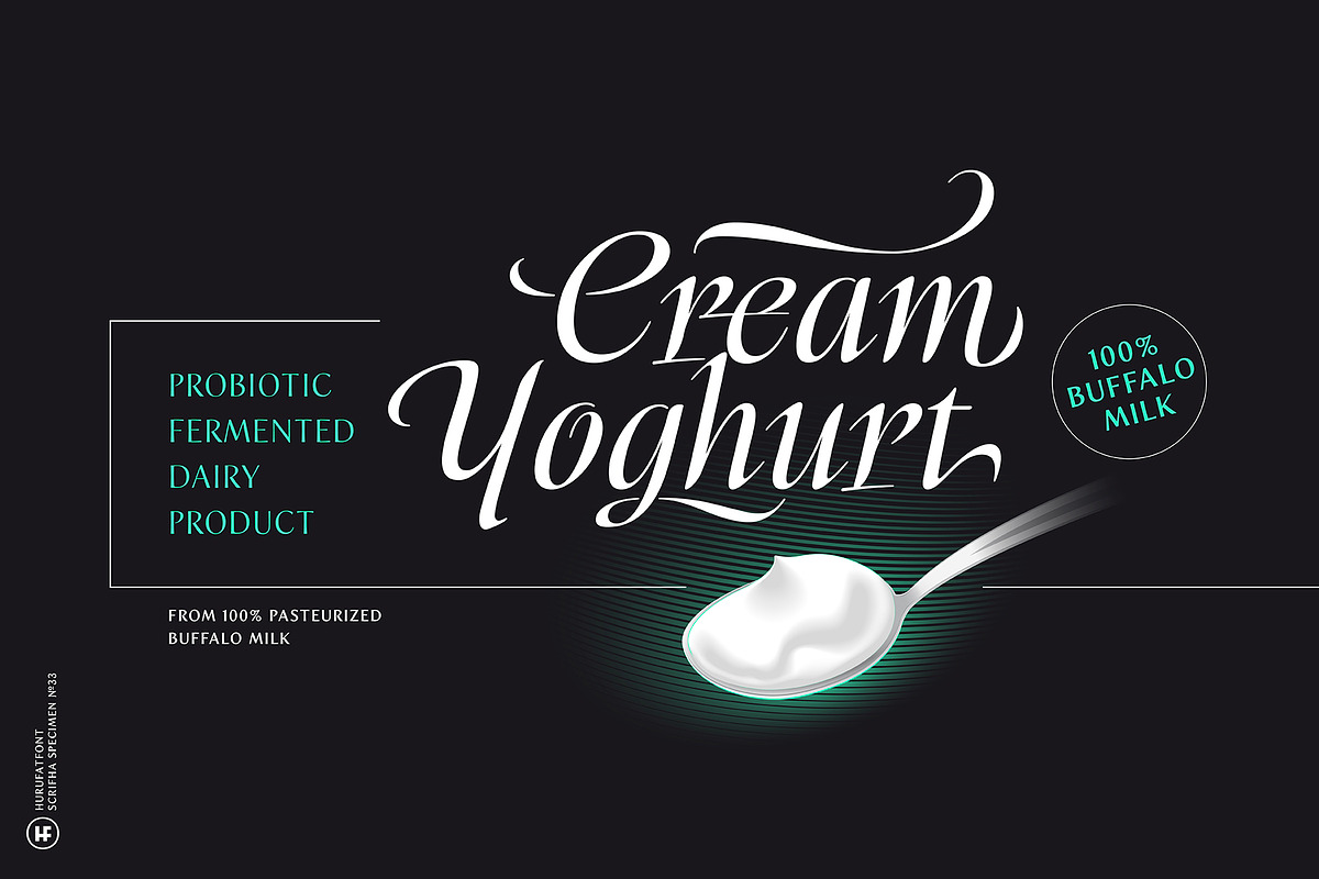 Scrifha Display Font Family, a Script Font by Hurufatfont (Photo 9 of 16)