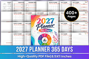 2027 Planner 365 Days | Daily, a Stationery Template by Mustafiz (Thumbnail 1 of 5)
