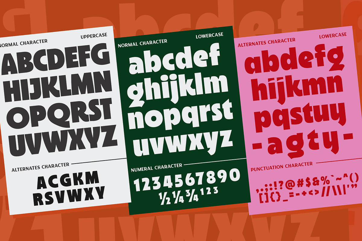 Drynida - 90’s Pop Headline font, a Font by Roams Type (Photo 3 of 10)