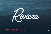 Riviera - Signature Font, a Script Font by Unio Designs (Thumbnail 1 of 10)