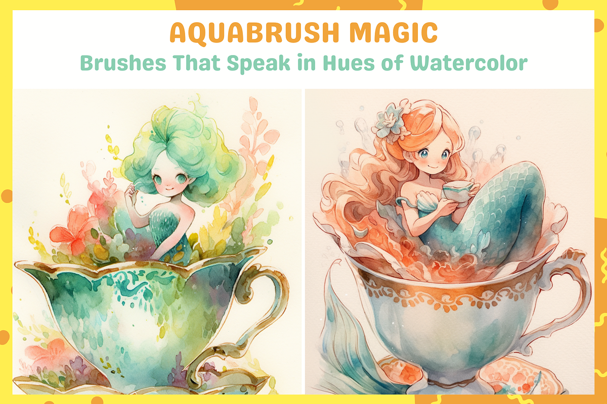 Premium Procreate Watercolor Brushes, a Brush Add-On by nikiartcorner (Photo 5 of 10)