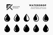 Waterdrop Icon Vector, an Icon by Akatype Studio (Thumbnail 1 of 3)