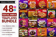 48 Food Social Media Templates - PSD, a Social Media Template by Allies Interactive (Thumbnail 2 of 4)
