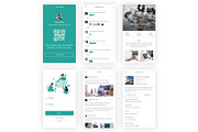 JobOn - Job Search Illustrator App, an UI Kit Template by themelove (Thumbnail 13 of 16)