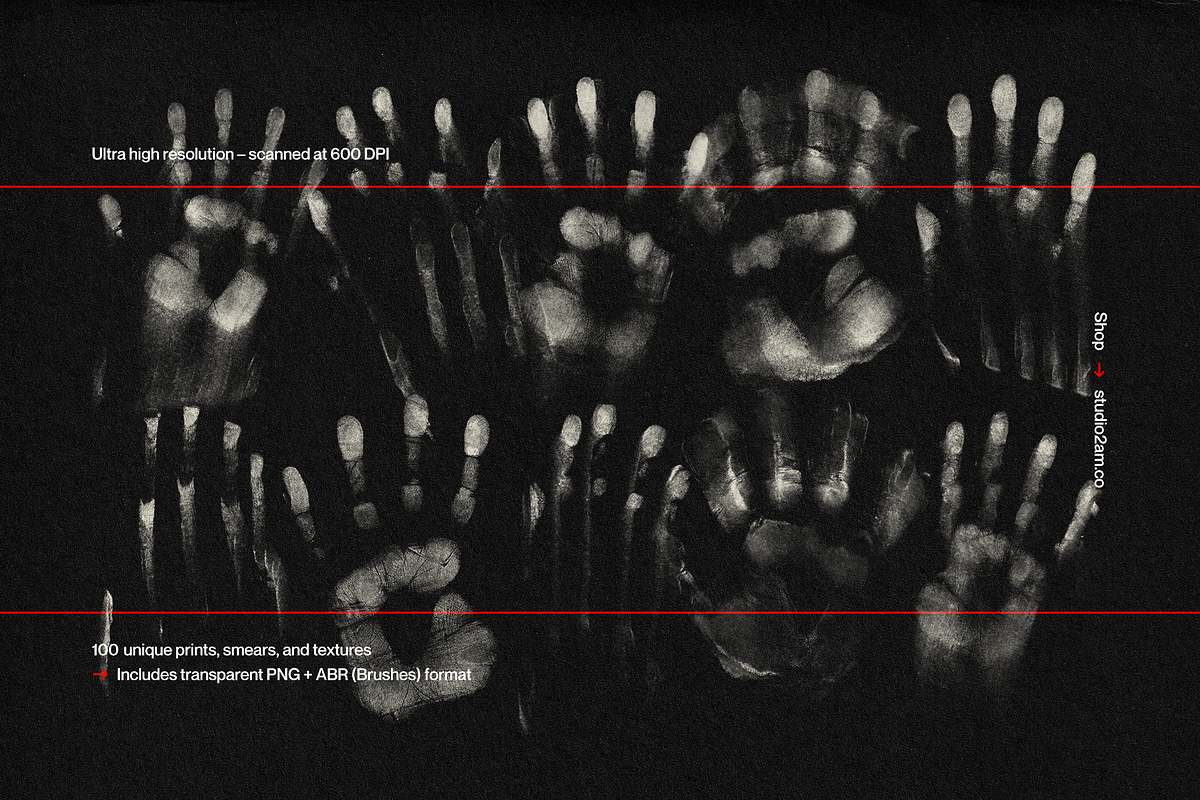 Fingerprint - 100 Prints & Smudges, a Texture Graphic by Studio 2am (Photo 3 of 4)