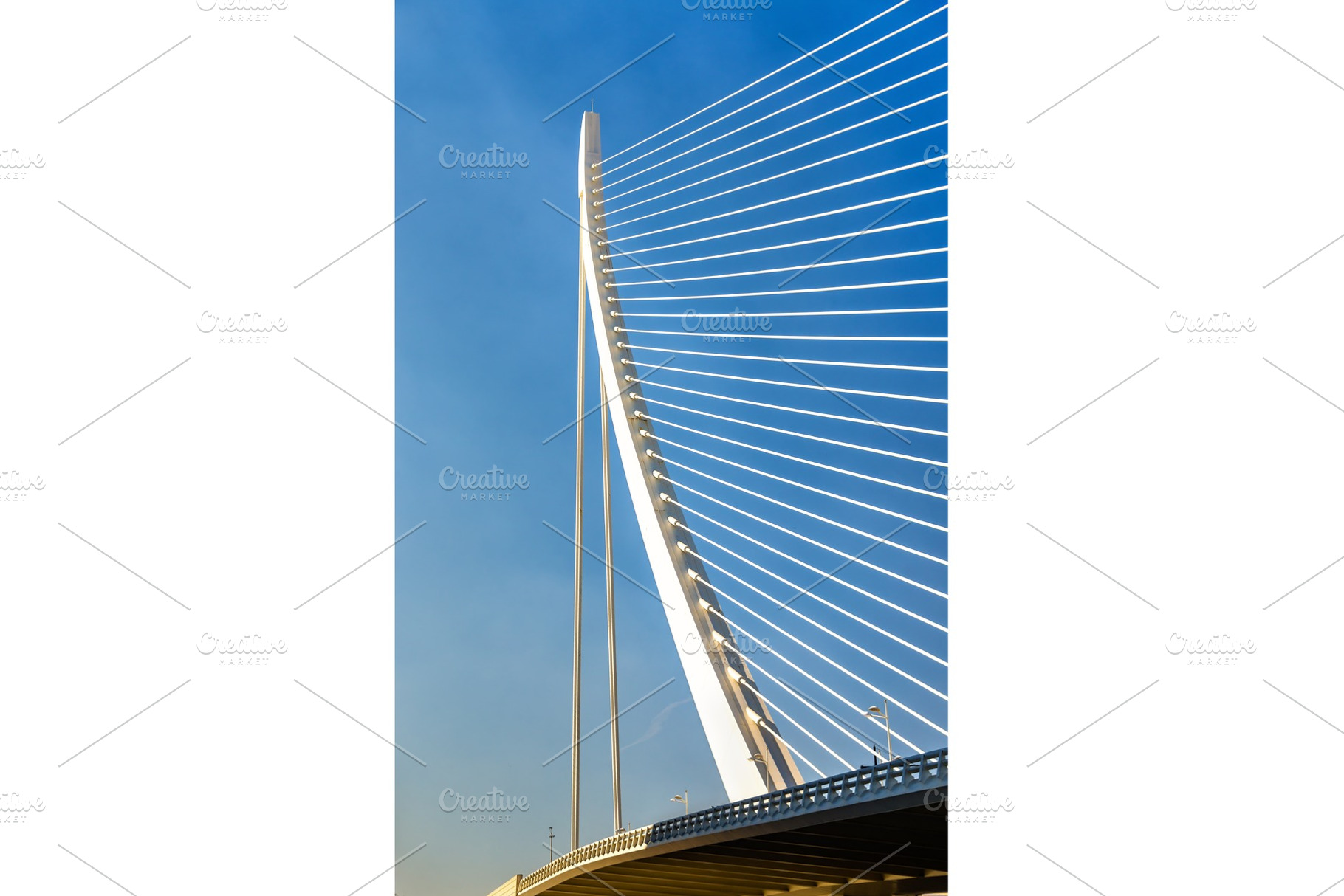 Assut de l'Or Bridge in Valencia, Spain, an Architecture Photo by Leonid Andronov