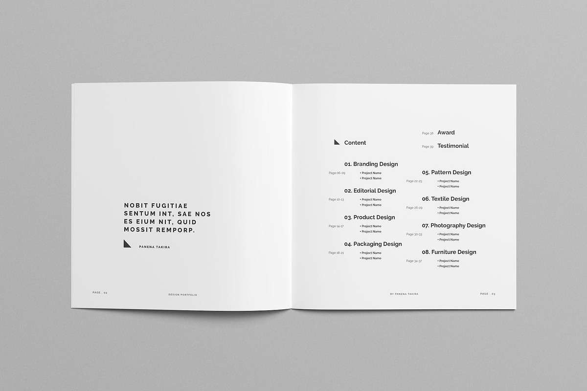 Square Portfolio, a Brochure Template by Meenom Templates (Photo 3 of 16)