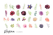 Regina watercolor floral collection, an Illustration by OJardin (Thumbnail 5 of 5)