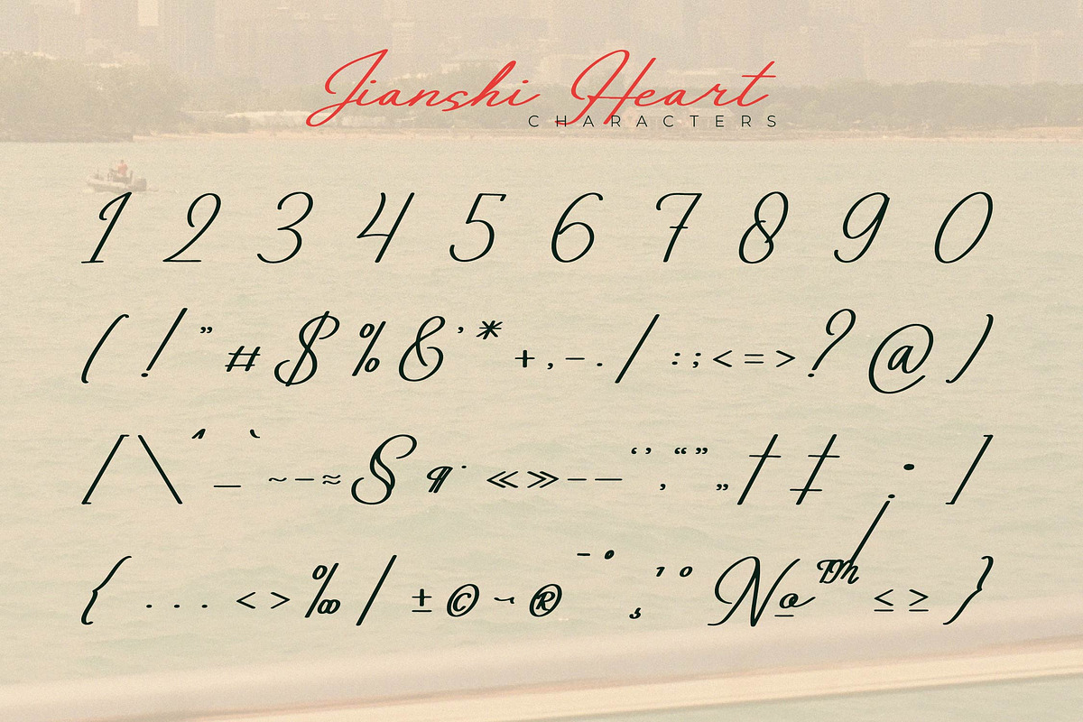 Jianshi Hearth | Monoline Signature, a Script Font by gracetype_studio (Photo 13 of 15)