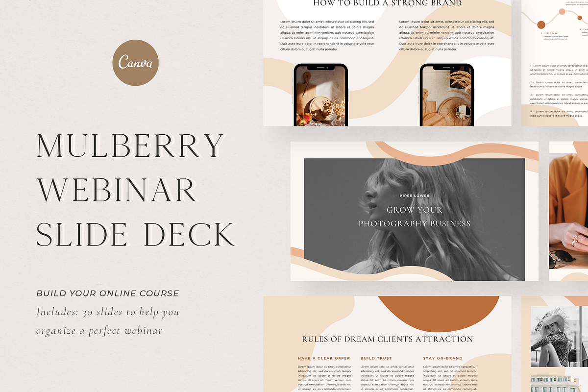 Mulberry Webinar Slide Deck, a Presentation Template by Ralony (Photo 1 of 15)