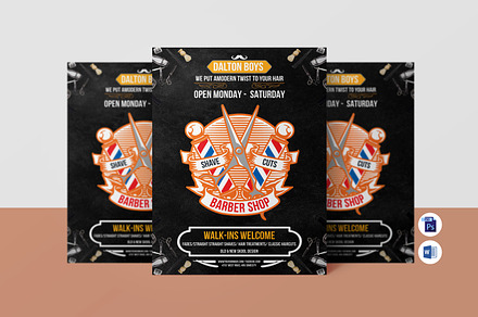Barber Shop Flyer Template