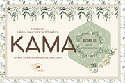 Kama, a Sans Serif Font by Lunabi (Thumbnail 1 of 9)