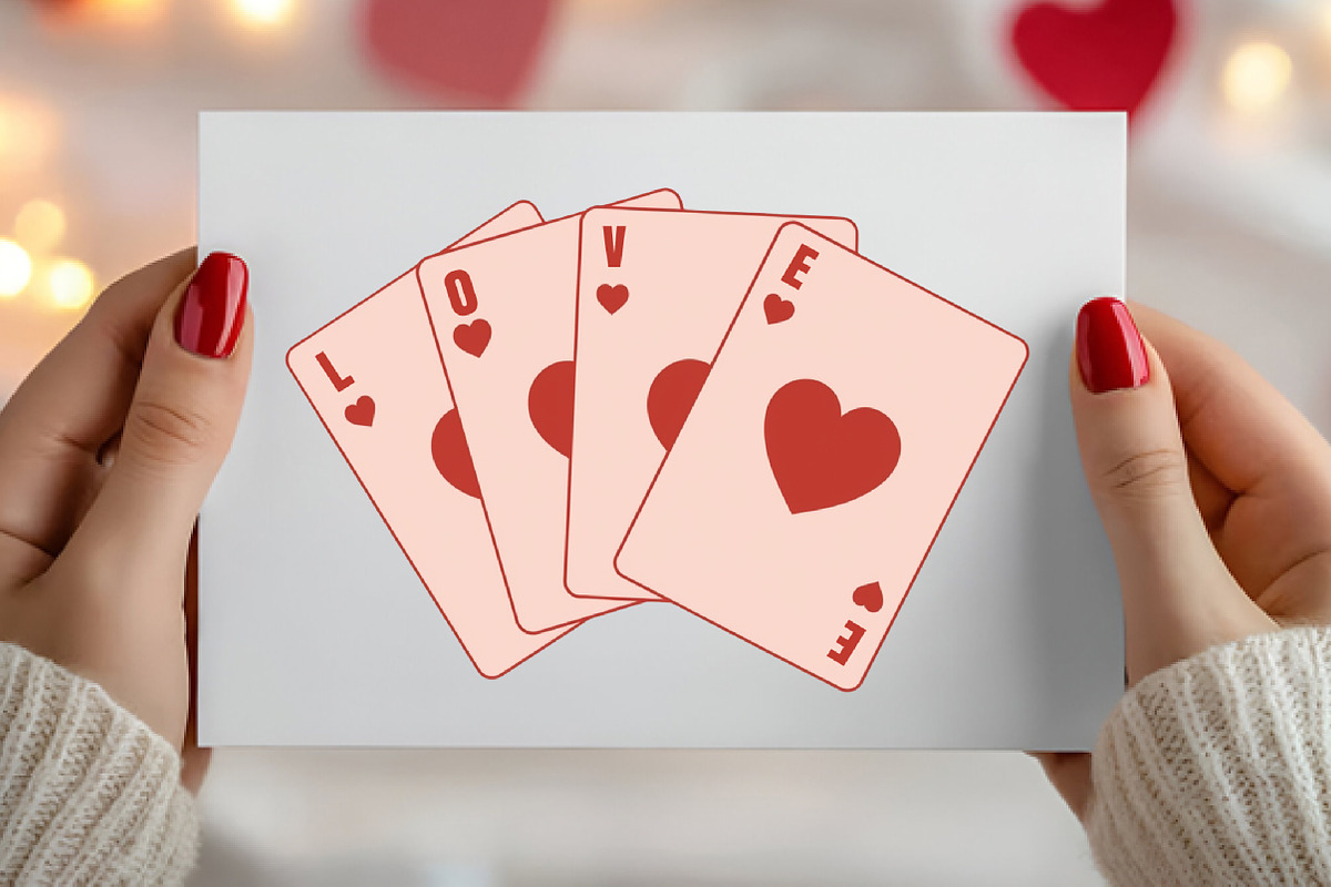 I Love You Playing Card PNG, an Illustration by Canvas Craft (Photo 4 of 7)