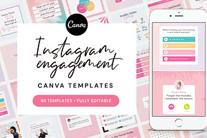 Instagram Engagement Canva Templates