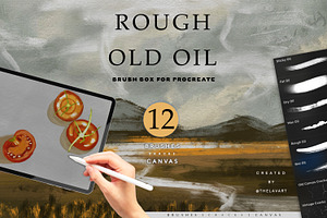 Rough Old Oil Procreate Box