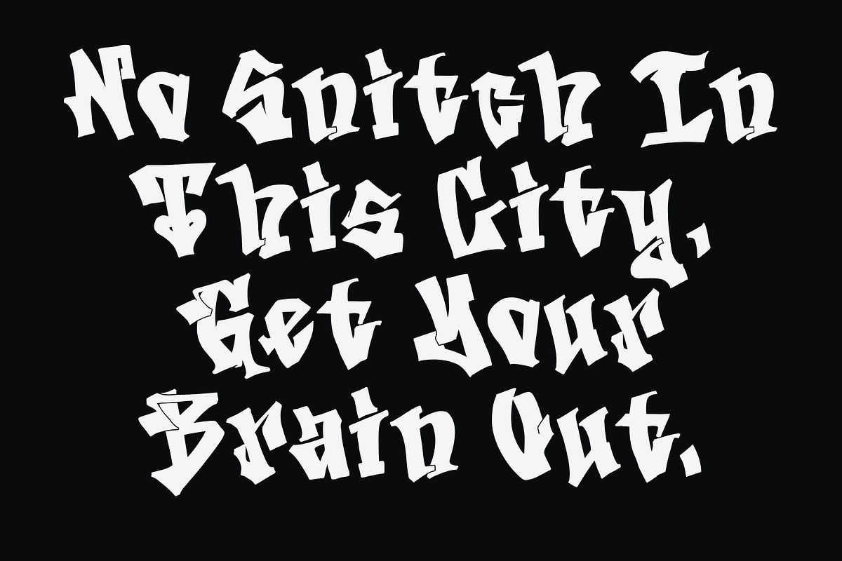 Post Concre, a Blackletter Font by JelekType (Photo 3 of 9)