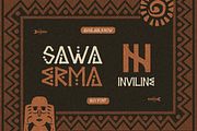 Sawa Erma – A Totemic Typeface, a Handwritten Font by Inviline.co (Thumbnail 15 of 15)