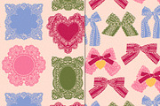 Lace Bows and frames, a Decorative Illustration by Twisted Tail (Thumbnail 10 of 10)