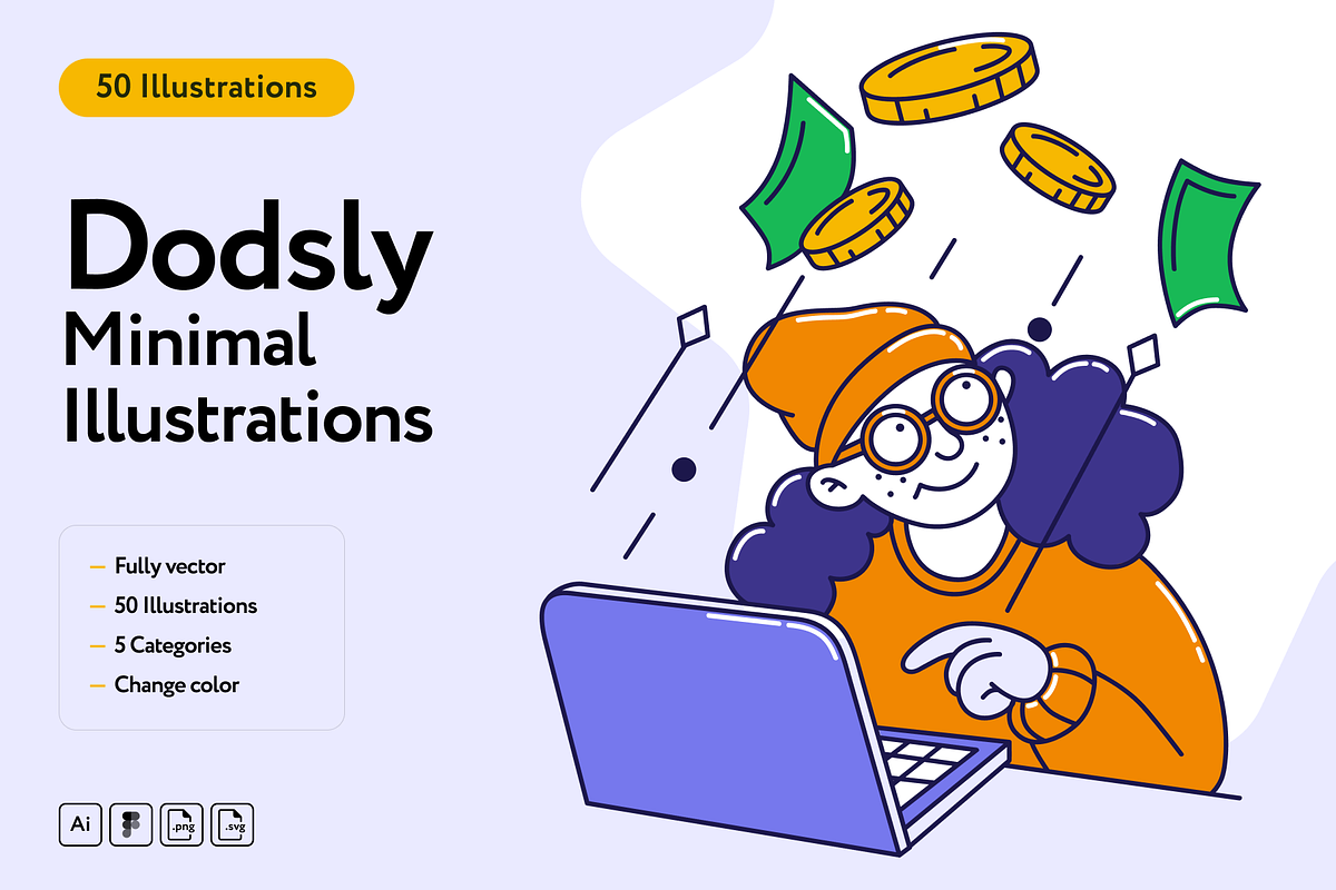 Dodsly Doodle Illustrations, a Technology Illustration by Welovegraphics (Photo 1 of 7)