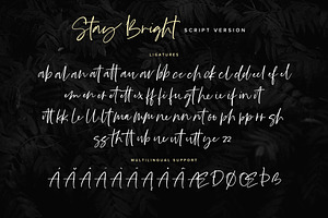 Stay Bright Font Duo