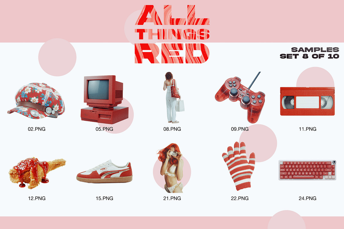 ALL THINGS RED: 250 PNG Elements, an Object Graphic by Megan Aili Designs (Photo 12 of 17)