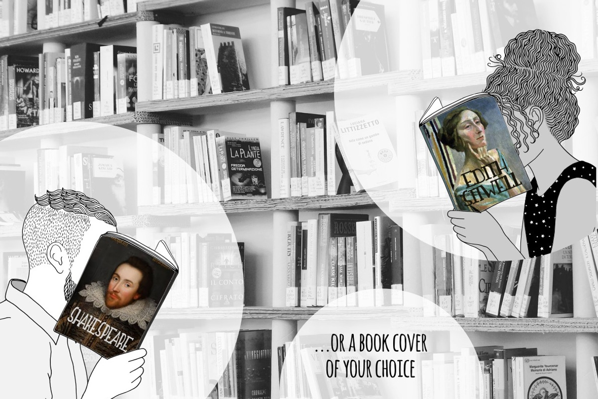 People Reading Books - Hand Drawn, a Person Illustration by Franzi draws (Photo 3 of 4)