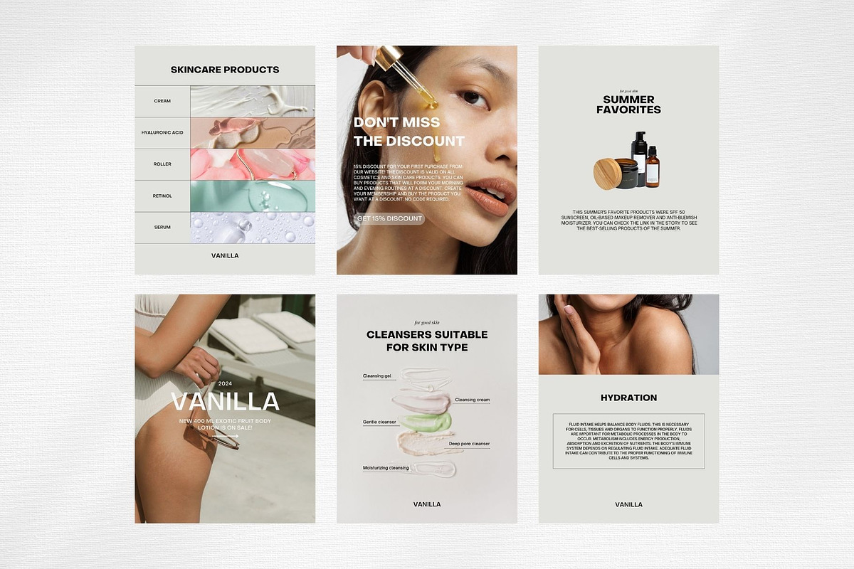 VANILLA / Canva Templates, a Social Media Template by Mia Branding Studio (Photo 4 of 8)