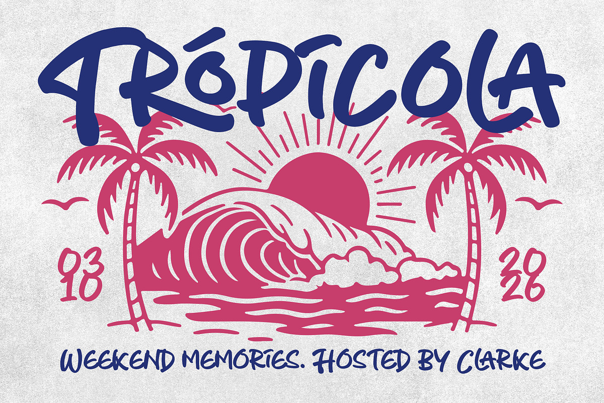 Rude Brush - Tropical Street Energy, a Script Font by Inviline.co (Photo 6 of 10)