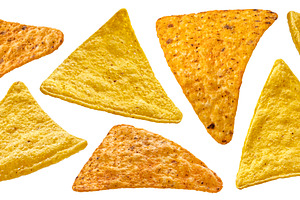 Hot nachos isolated, a Food & Drink Photo by Max Lashcheuski