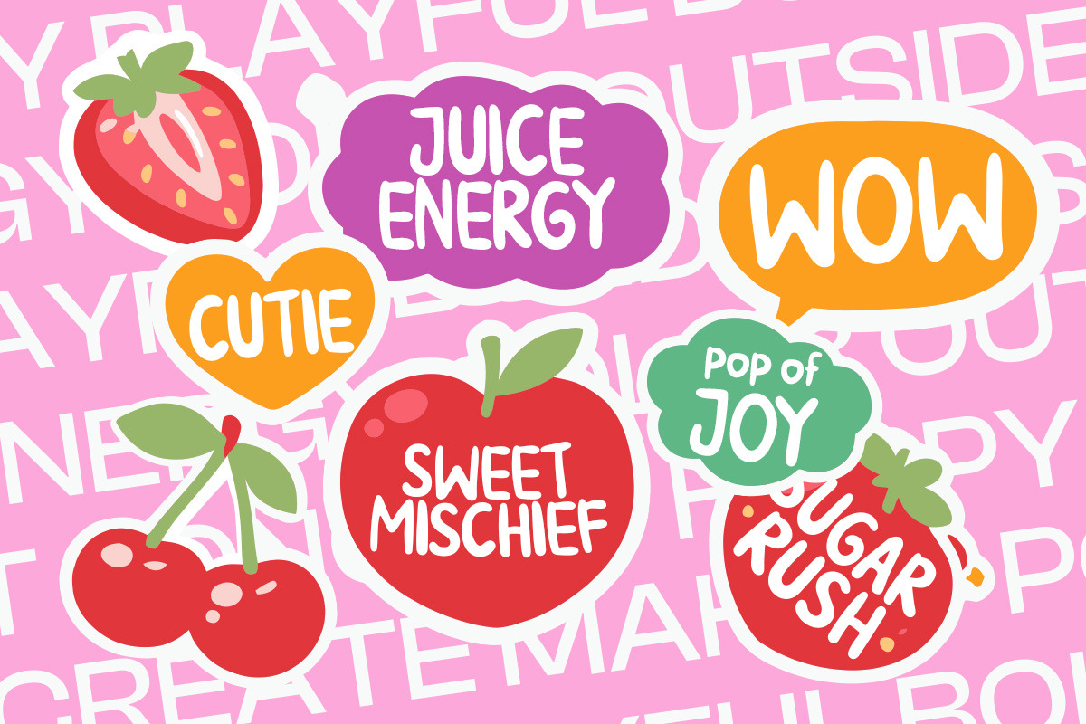 Cherry Rush Cute Handwriting, a Handwritten Font by Littlehand (Photo 5 of 10)