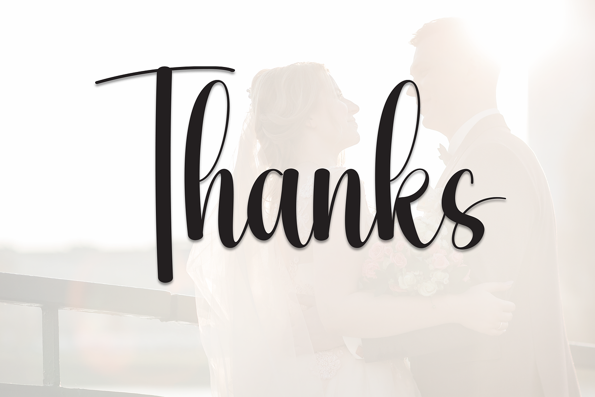 Wedding Graceful | Script Font, a Handwritten Font by Scratchones (Photo 9 of 9)