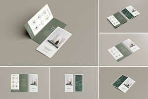 Bifold DL Flyer Mockup, a Print Template by simuradi