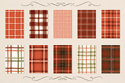 Christmas Plaid Patterns, a Pattern Graphic by PATTERNS etc. (Thumbnail 10 of 16)
