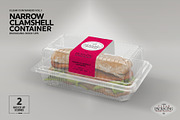 Narrow Clamshell Container Mockup, a Cups & Container Mockup by INCDesign (Thumbnail 10 of 11)